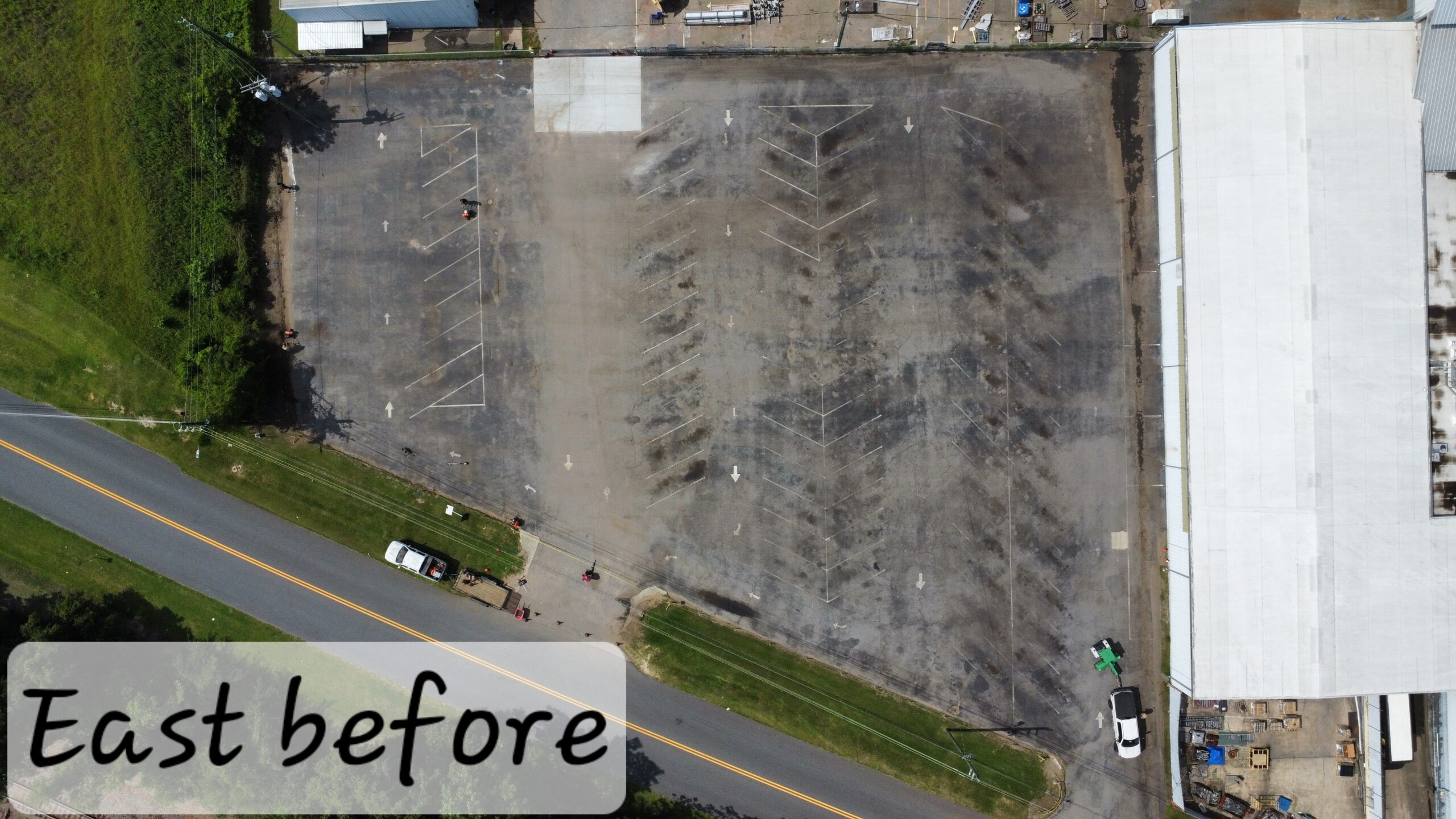East Lot - From Faded Grey to Jet Black before